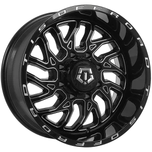 TIS Wheels – 544BM – Black – 20″x10″ -25mm – Summer Wheels – 544BM2108925
